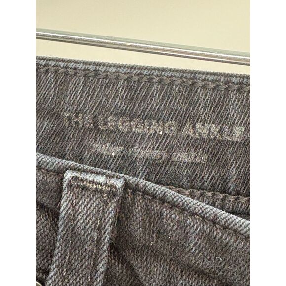 AG‎ Adriano Goldshmeid Jeans Legging Black Distress Women 26 Super Skinny Ankle - Picture 8 of 12